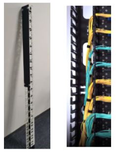 Vertical Plastic Finger Cable Management Vertical Plastic Finger Cable Management